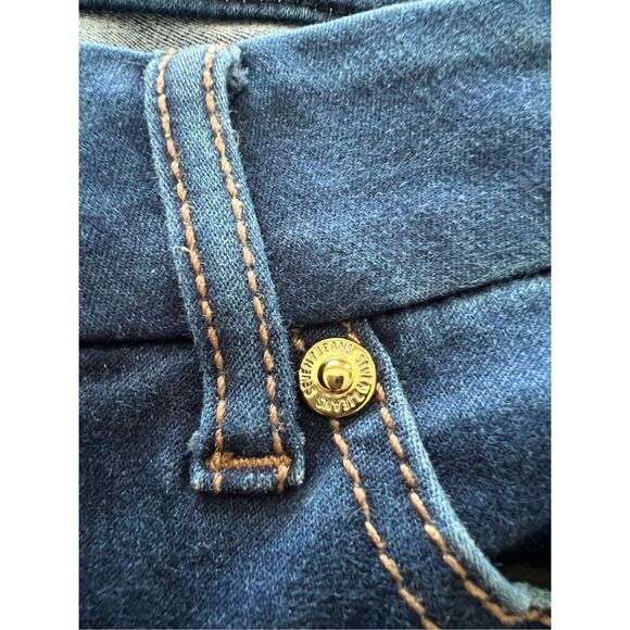 Seven7 leggings Jeans Womens Size 12 /14 Dark Wash Denim - Picture 6 of 10
